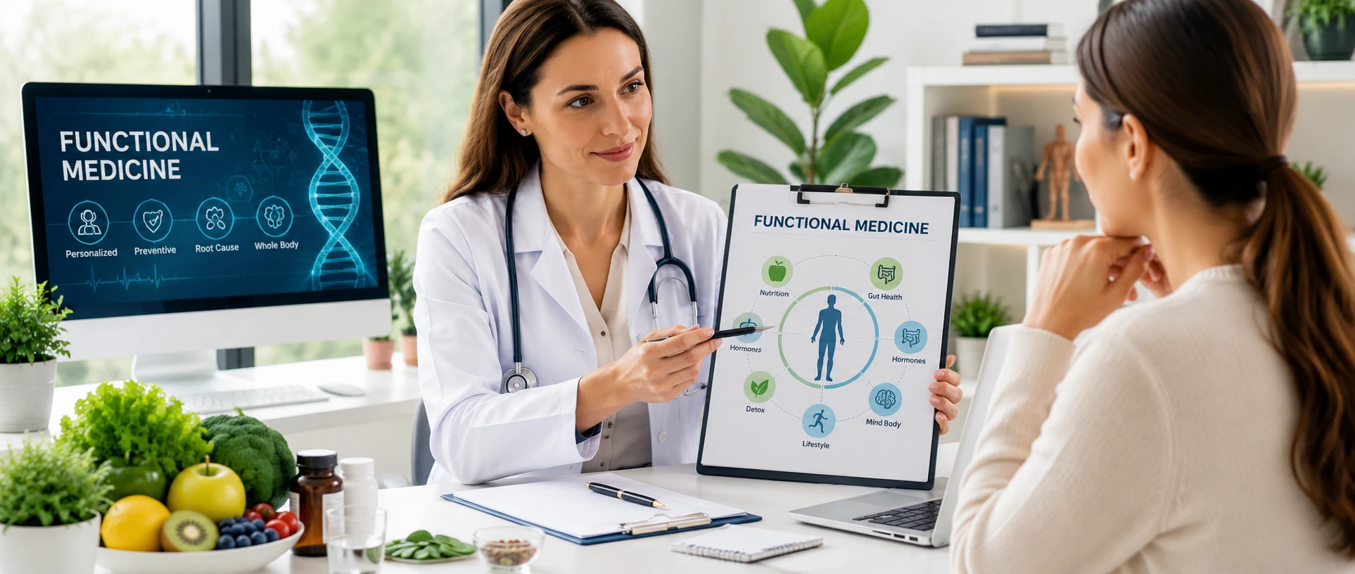 Extended, doctor-led functional medicine consultation and testing at Brockwell Healthcare