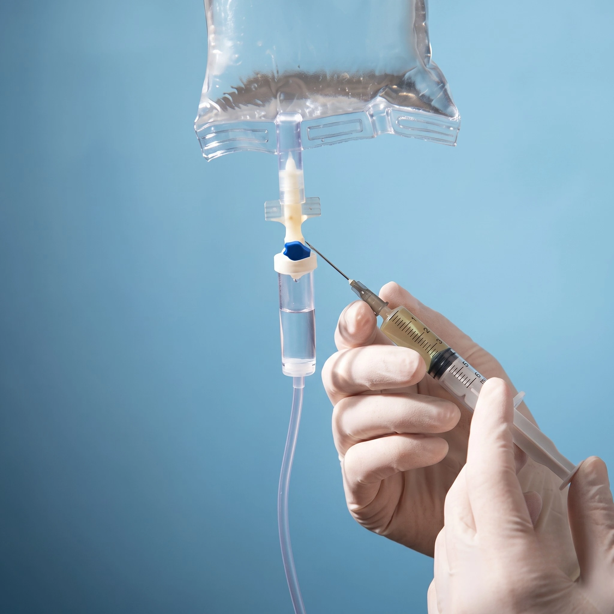 Regenerative IV nutrient infusion prepared and administered at Brockwell Healthcare